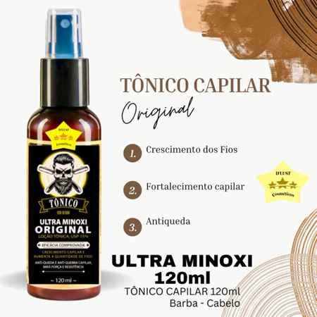 Tônico Ultra, cabelo, barba e sobrancelha