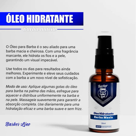 Kit Barba Macia Balm, Perfume Para Barba, Óleo e Shampoo